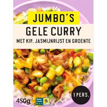 Jumbo's Vriesverse Maaltijd Kip Gele Curry 450 g