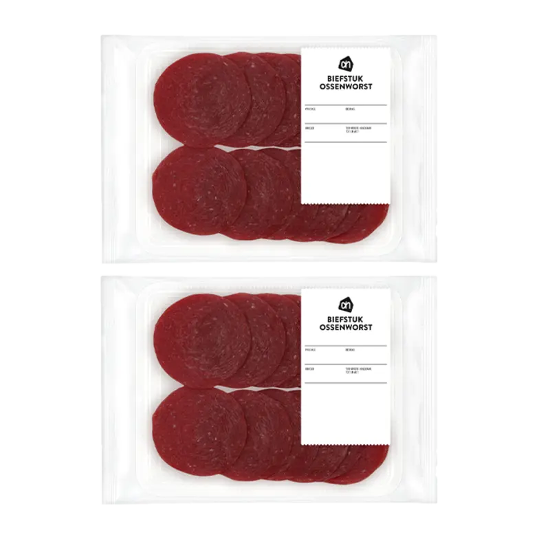 AH biefstuk ossenworst plakjes 2-pack