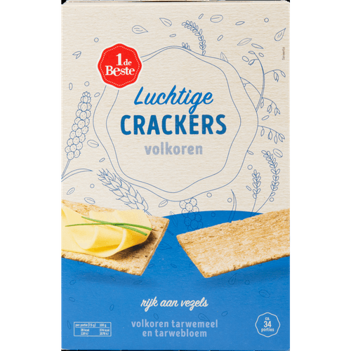 1 de Beste Luchtige crackers volkoren