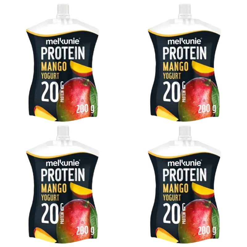 Melkunie Protein mango yoghurt 4-pack