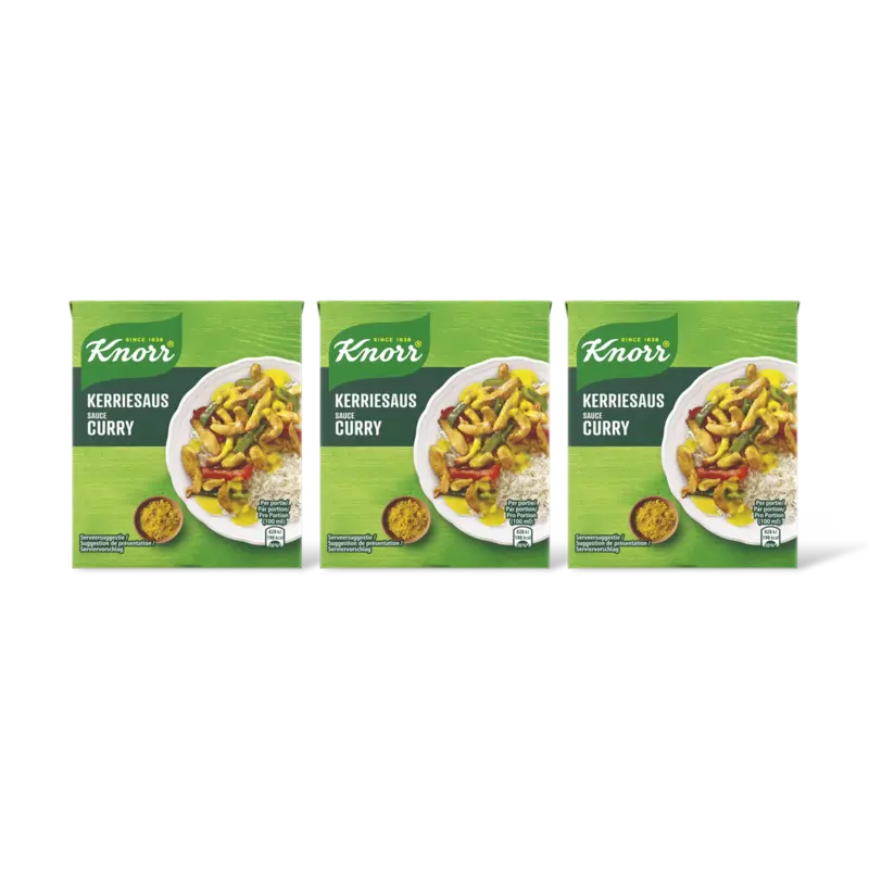 Knorr Kerriesaus 3-pack