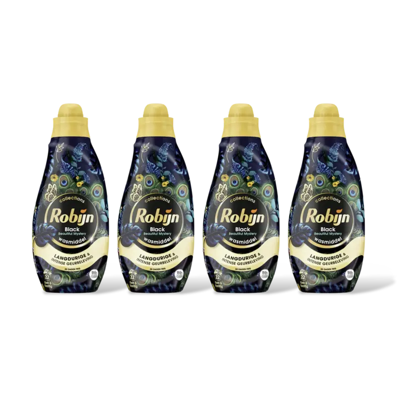 Robijn Black beautiful mystery wasmiddel 4-pack