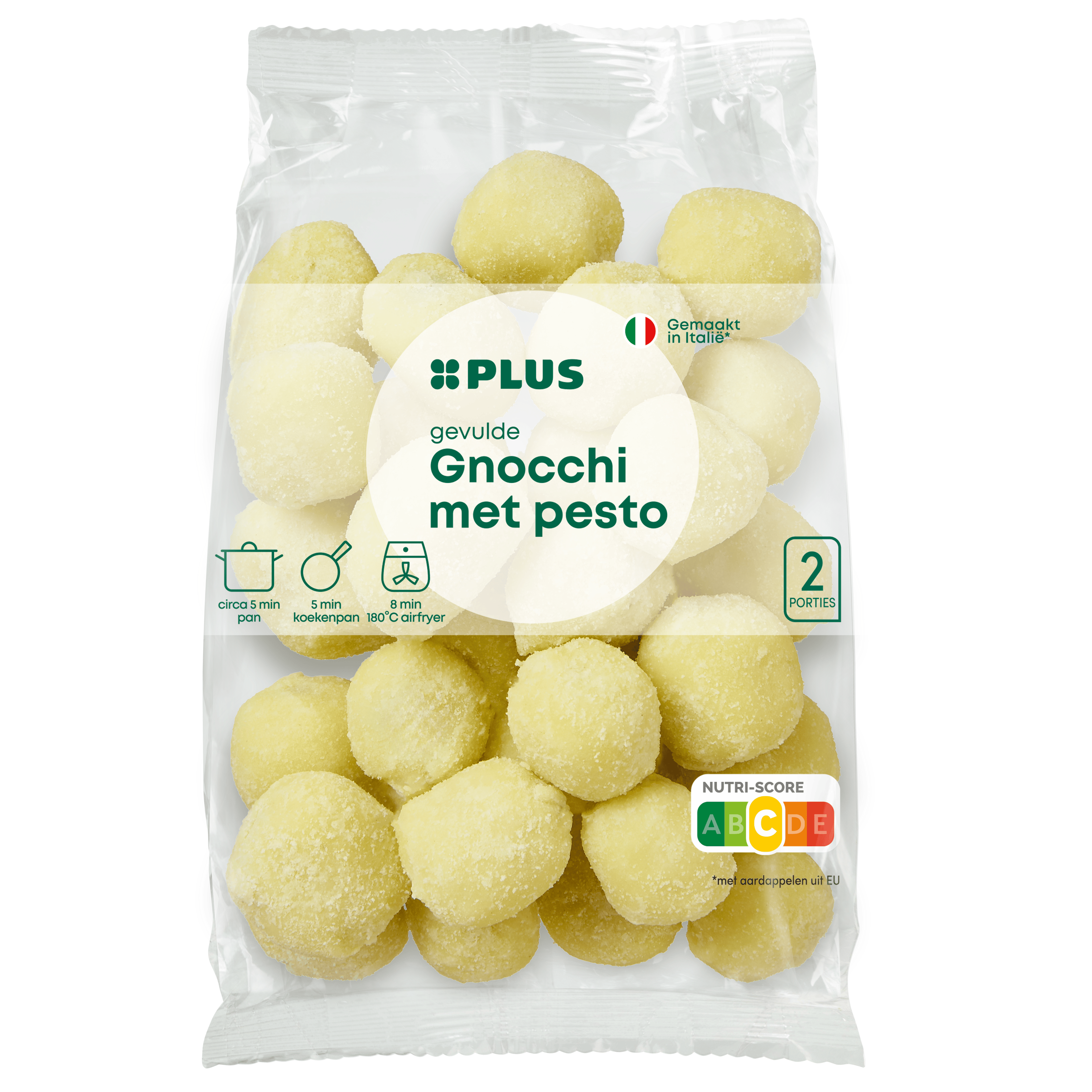 PLUS Gevulde Gnocchi pesto