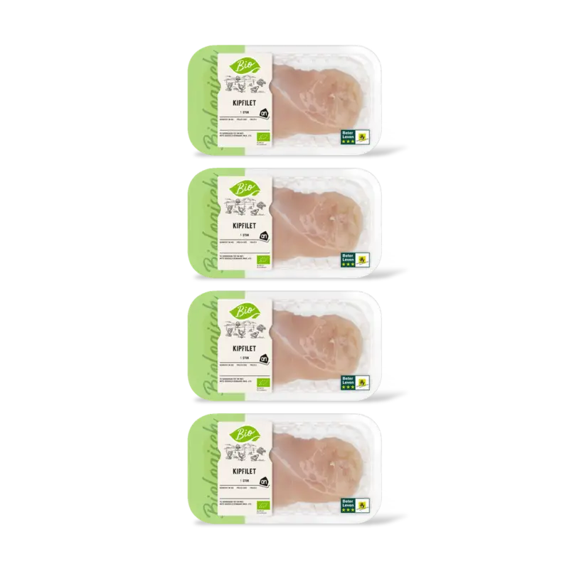 AH Biologisch Kipfilet 1 stuk 4-pack