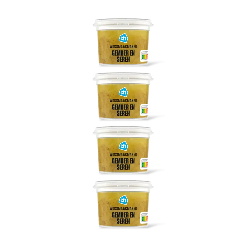 AH Woksmaakmaker gember en sereh 4-pack