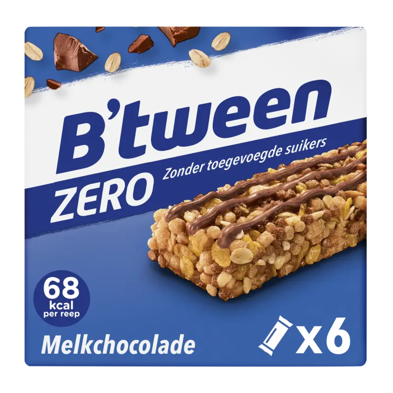 Hero B'tween mueslireep zero melkchocolade