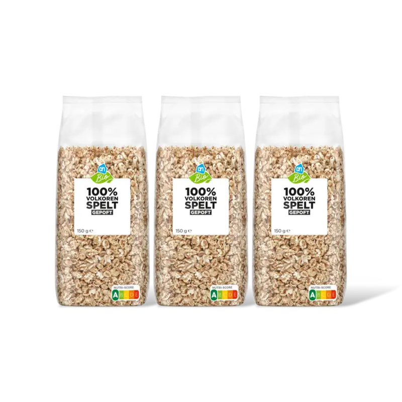 AH Biologisch 100% spelt 3-pack