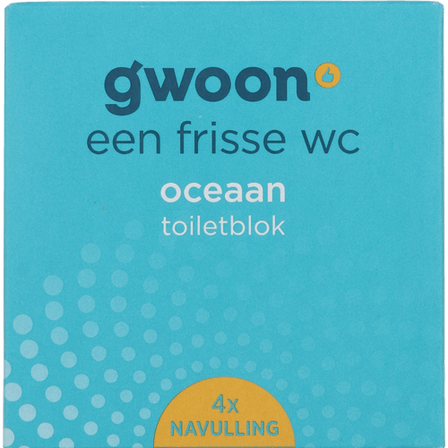 G'woon Toiletblok navulling oceaan 4 stuks