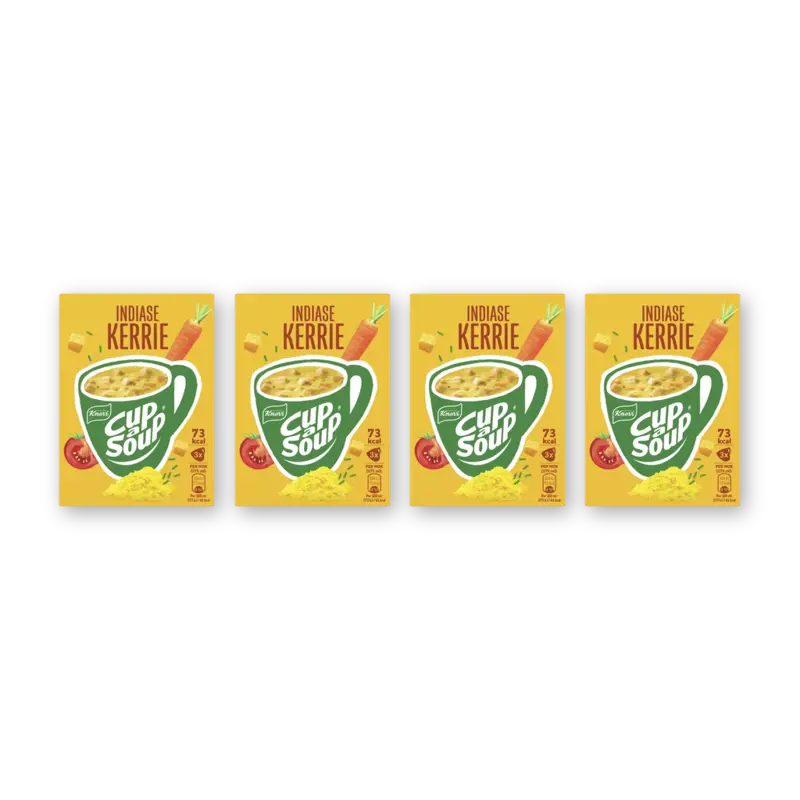 Knorr Cup-a-soup Indiase curry 4-pack