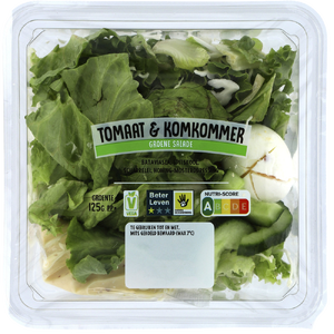 Slaschotel Tomaat Komkommer