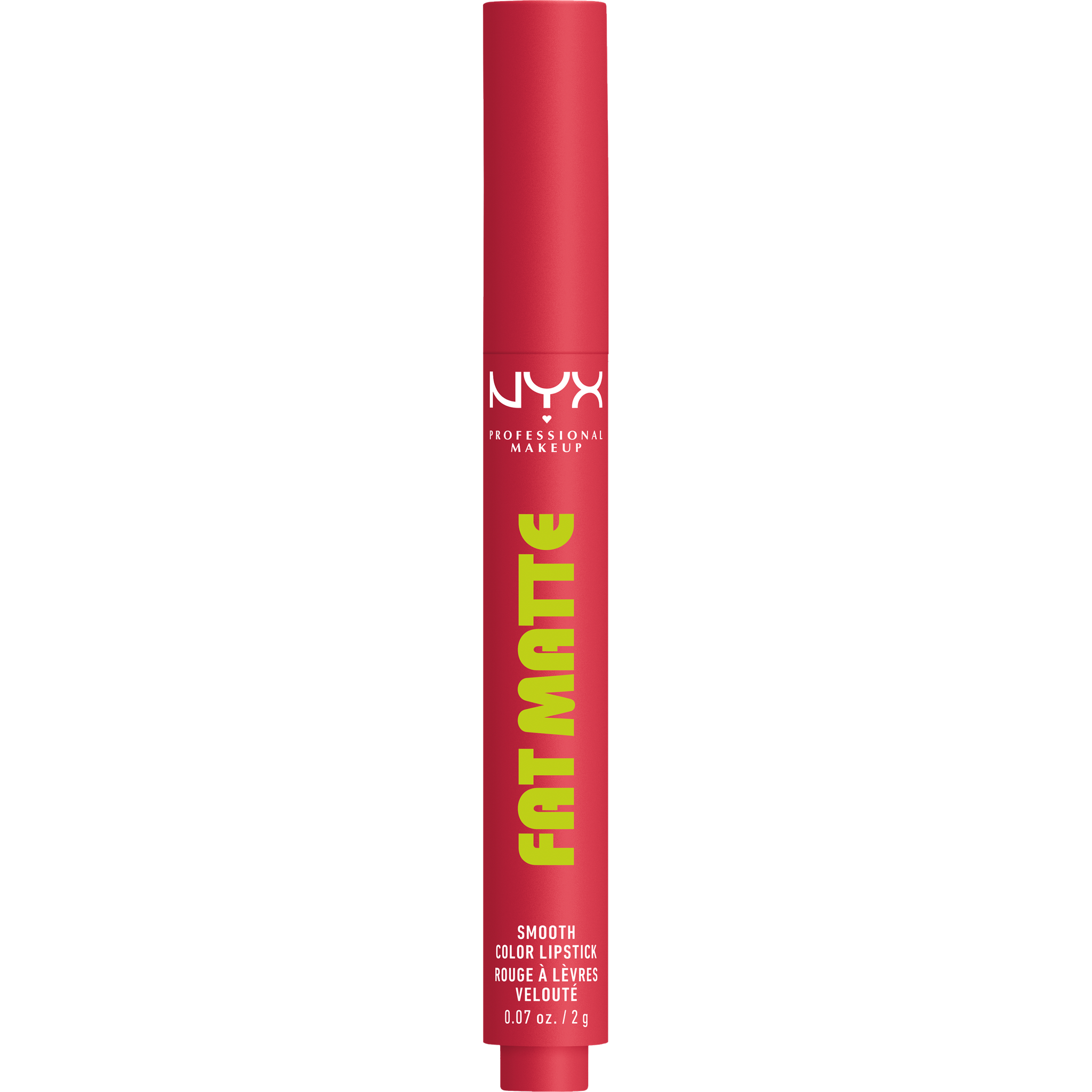 NYX Professional Make Up Fat Matte Lipstick 10 Flamingo Feather Roze