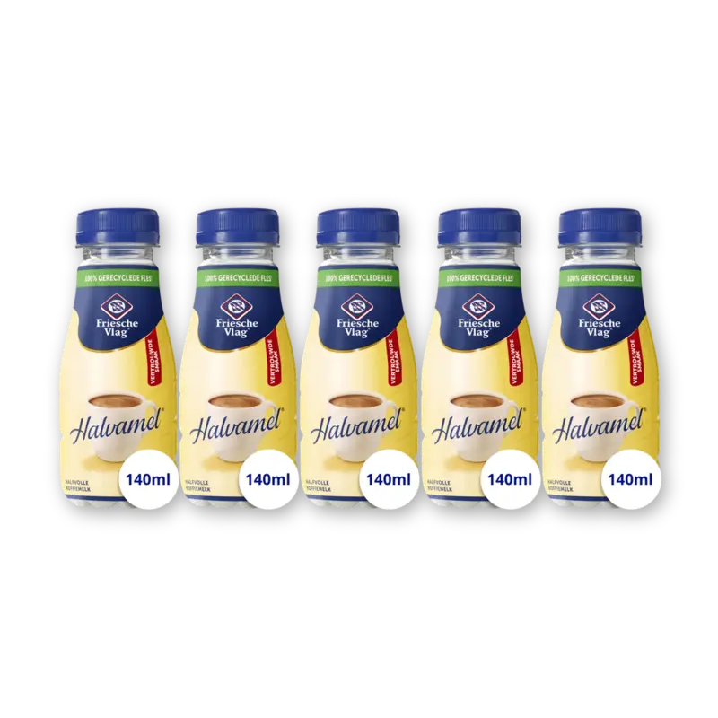Friesche Vlag Halvamel 5-pack140ml