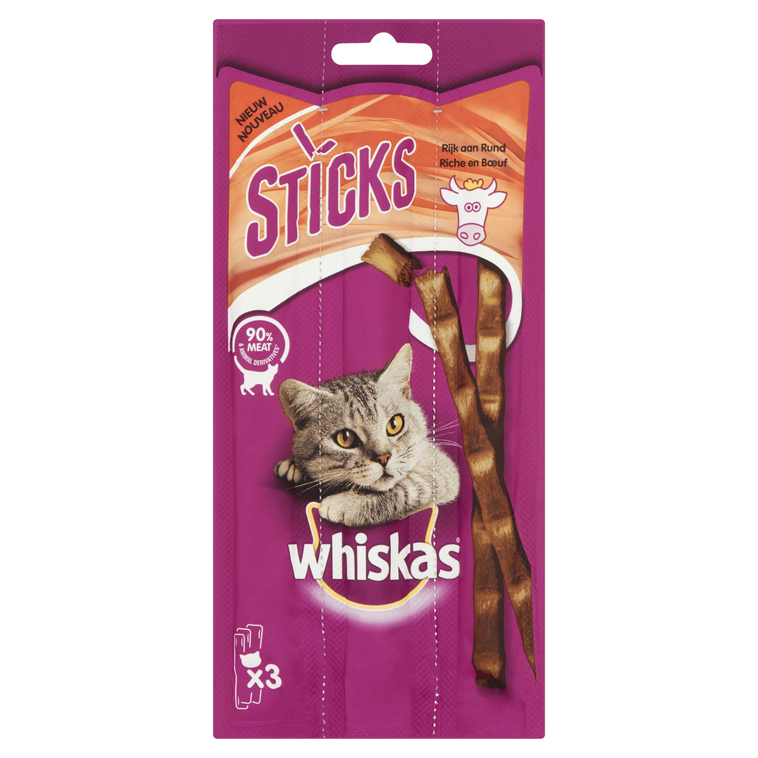 Whiskas Sticks Rund Kattensnack