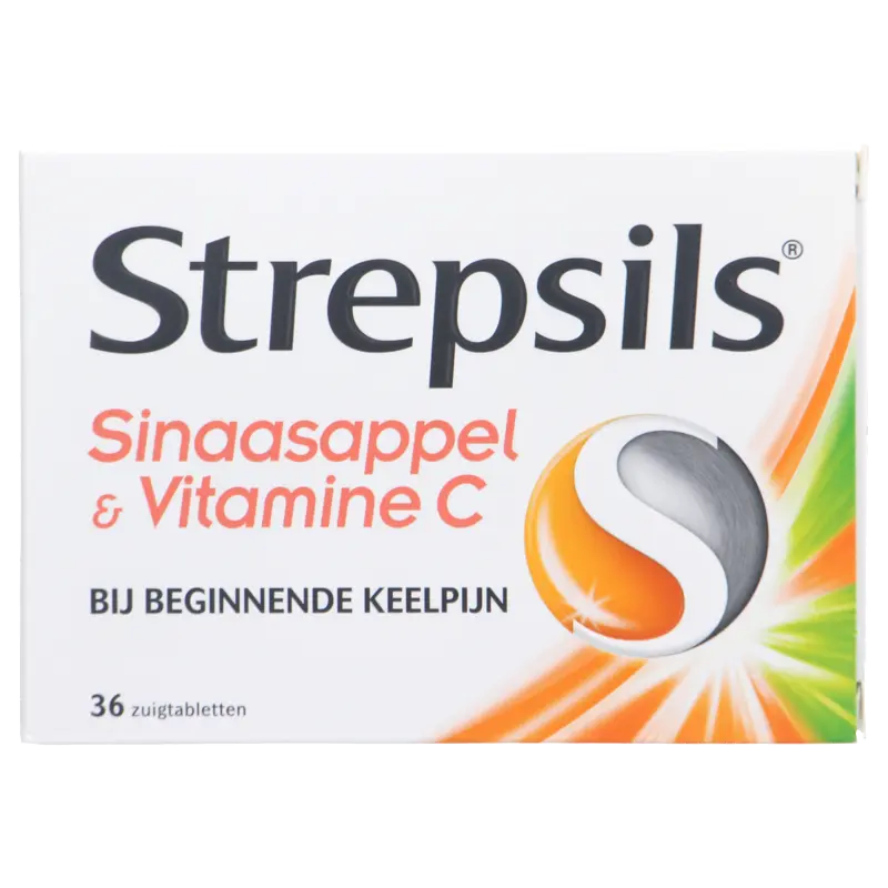 Strepsils Sinaasappel & vitamine C