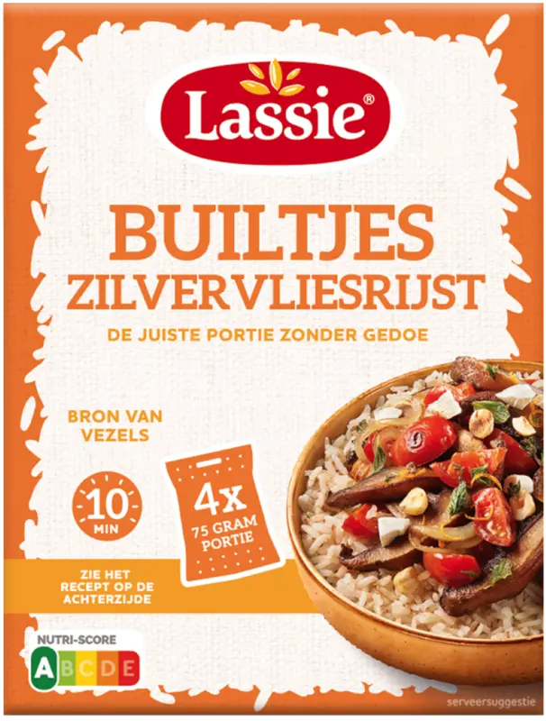 Lassie Zilvervliesrijst builtje