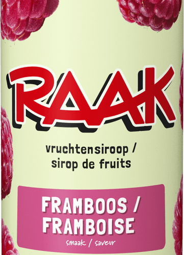 Raak Limonadesiroop framboos zero