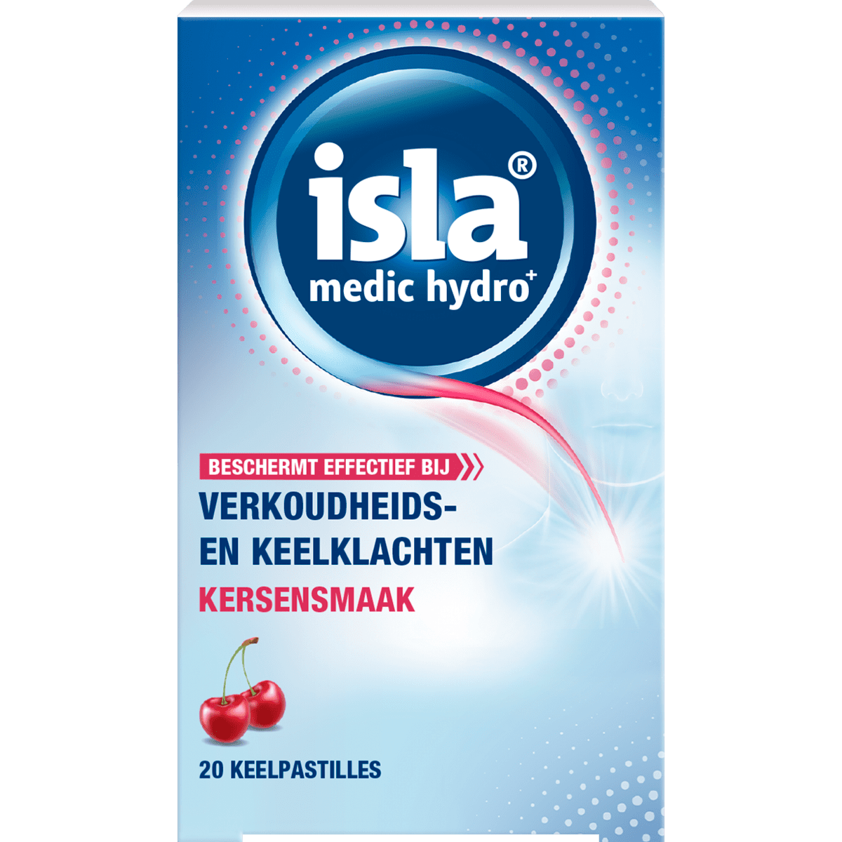 isla medic hydro Kersensmaak Keelpastilles 20 stuks