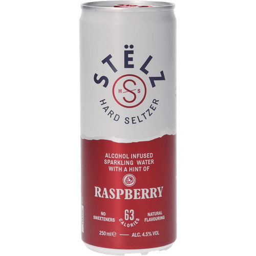 Stelz Hard seltzer raspberry