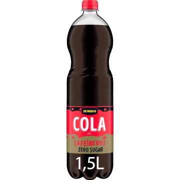 Jumbo Cola Cafeïnevrij Zero Sugar 1,5 L