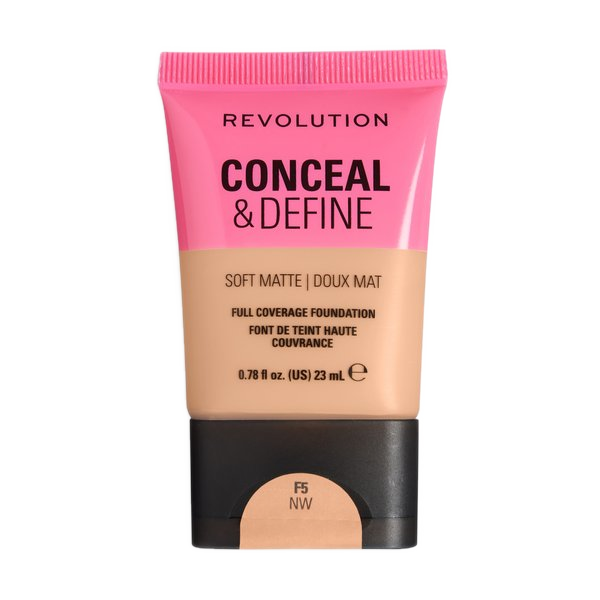 Revolution Conceal & Define Foundation F5Nw 