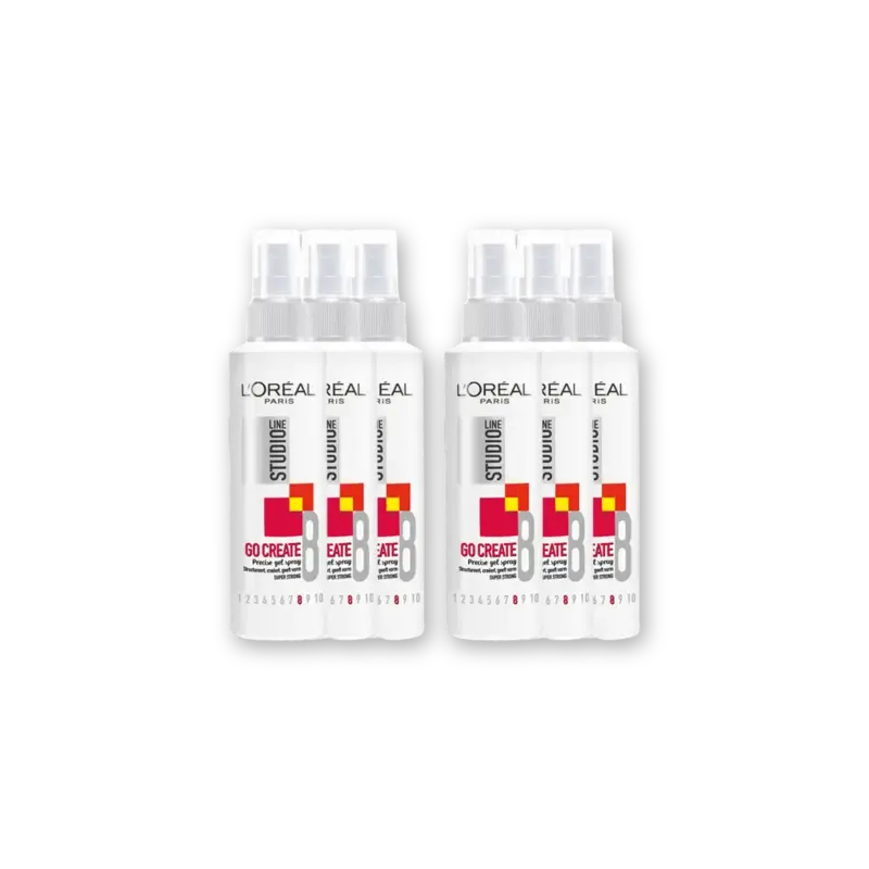 Studio Line Go create gelspray super strong 2-pack