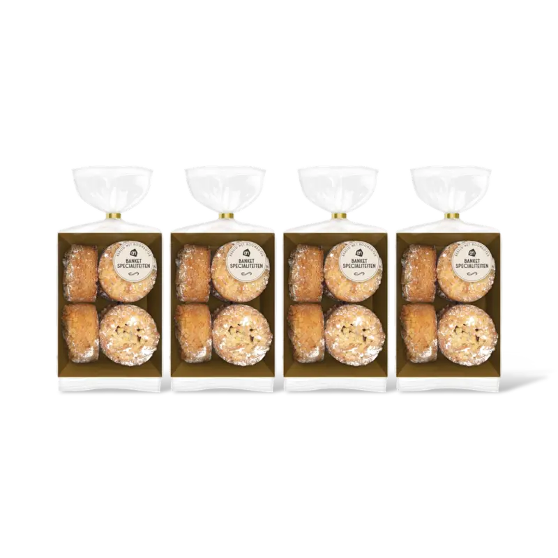 AH Mini appelkruimel koek 4-pack