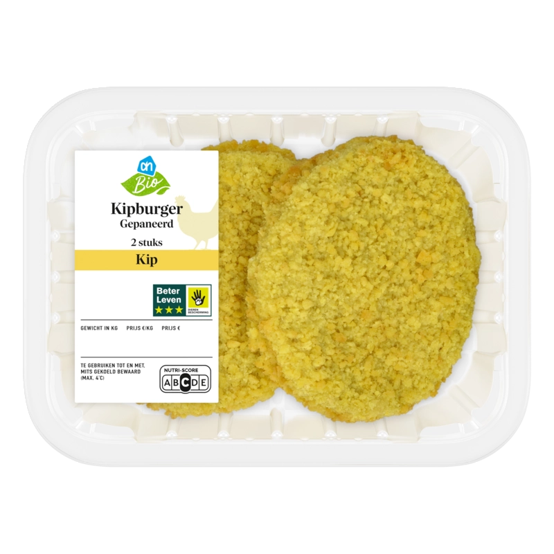 AH Biologisch Kipburger gepaneerd