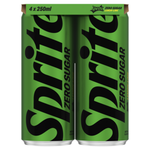Sprite Lemon Lime 4x250ml Blik
