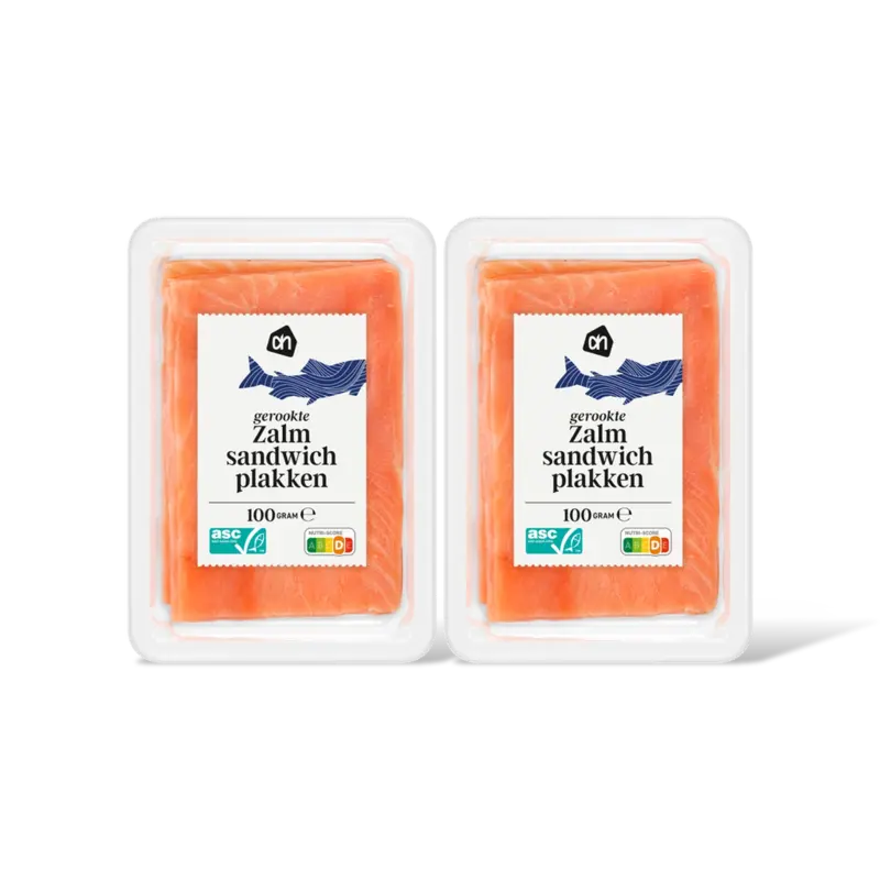 AH Sandwich zalmplakken 2-pack