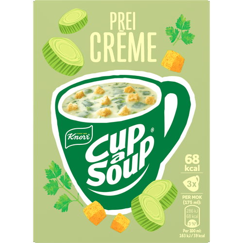 Knorr Cup-a-soup prei creme 3 st.
