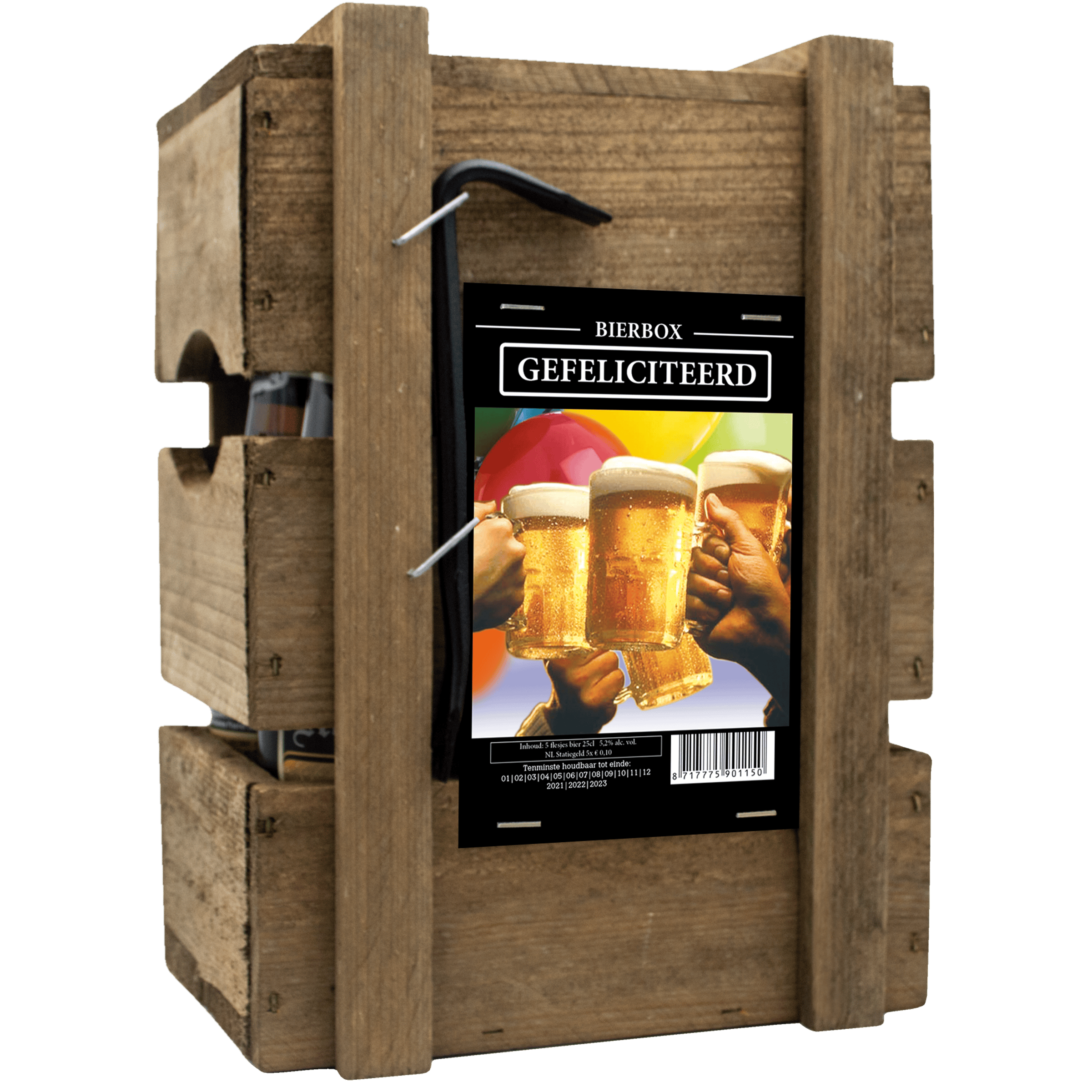 MULTI CADEAU Bierbox Gefeliciteerd