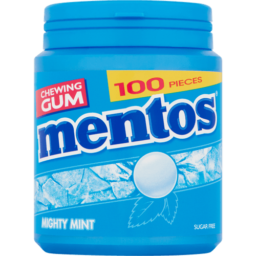 Mentos Kauwgom mighty mint XL 100 stuks