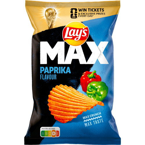 Lay's Ribbelchips max smoky paprika