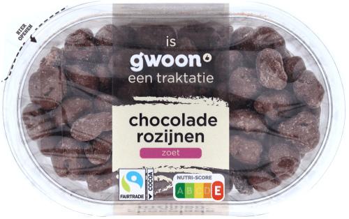 G'woon Chocolade rozijnen melk
