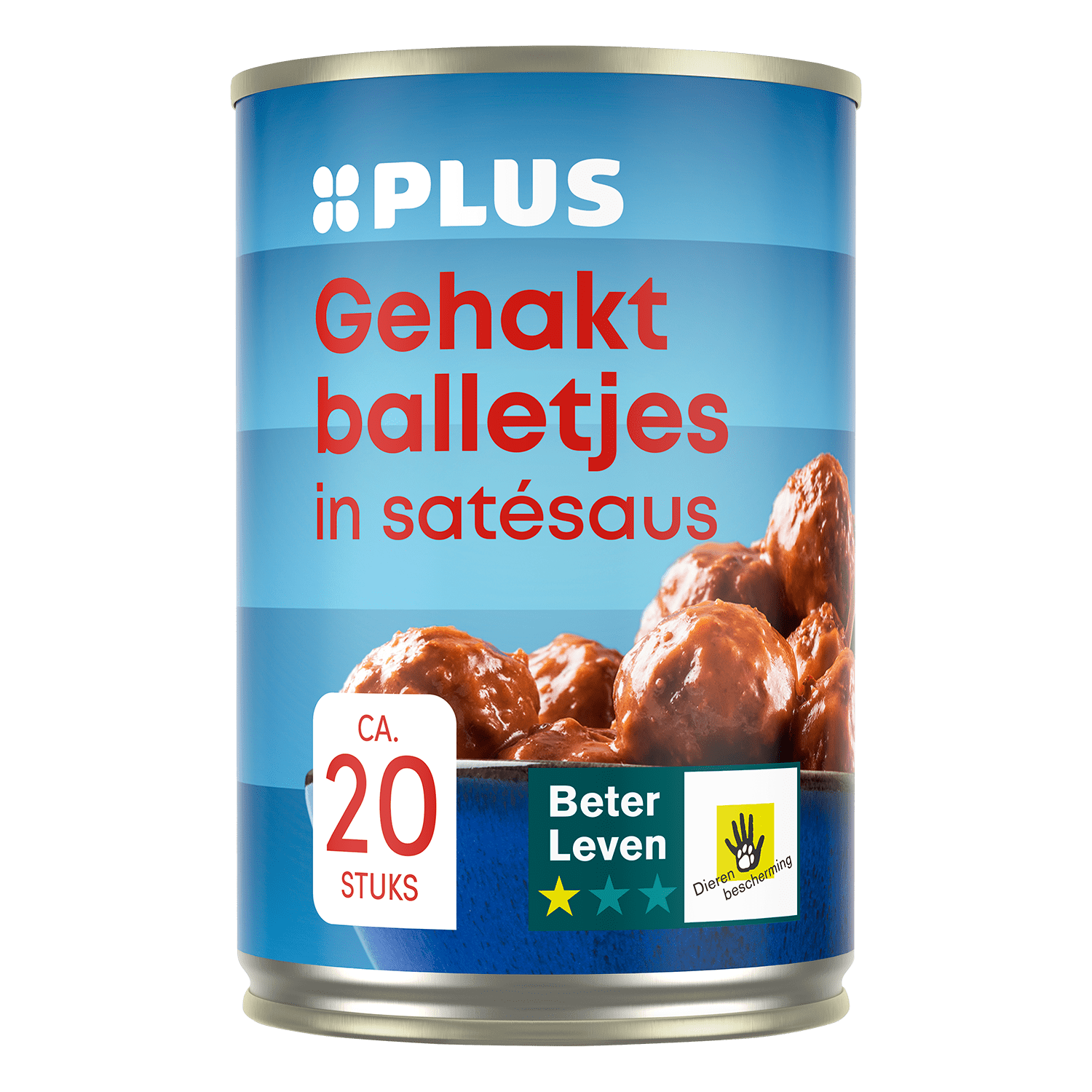 PLUS Gehaktballetjes in satésaus