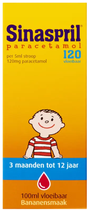 Sinaspril Vloeibare paracetamol 120mg