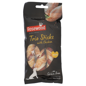 Rosewood Trio Kauwstick Medium