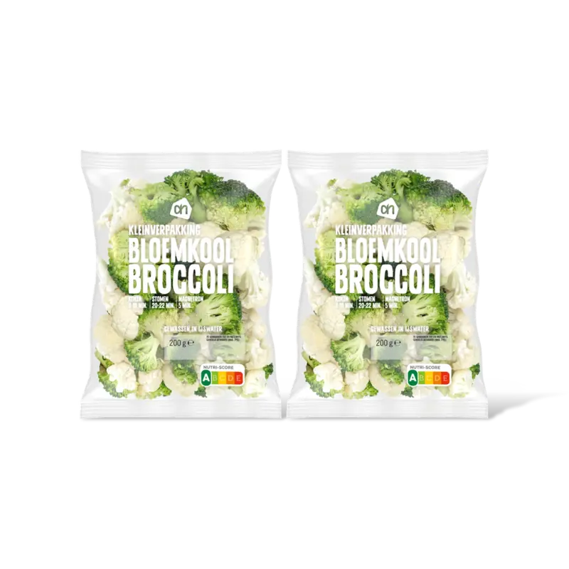 AH Bloemkool broccoli kleinverpakking 2-pck