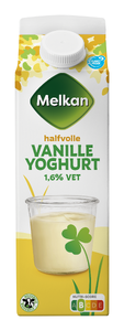 Melkan Vanilleyoghurt Halfvol