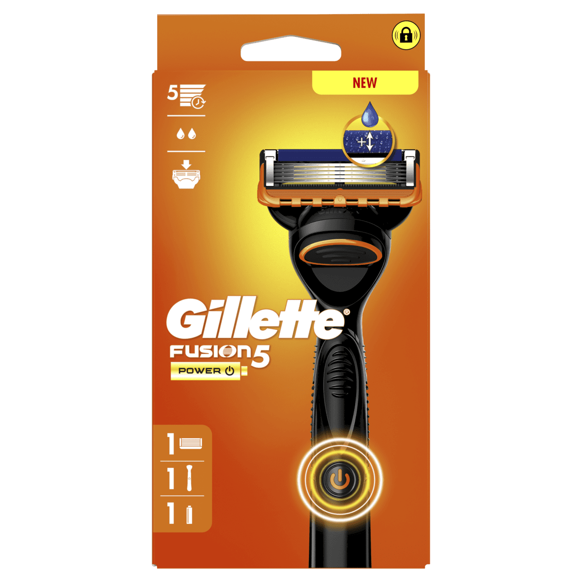 Gillette Fusion5 Power Scheersysteem Met 1 Navulmesje