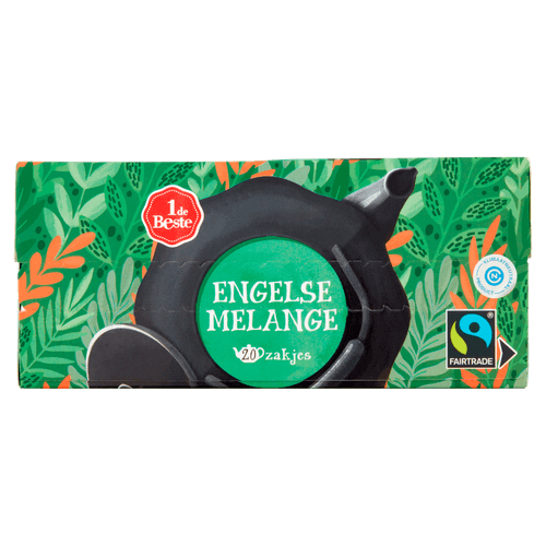 1 de Beste Zwarte thee engelse melange pot 20 zakjes