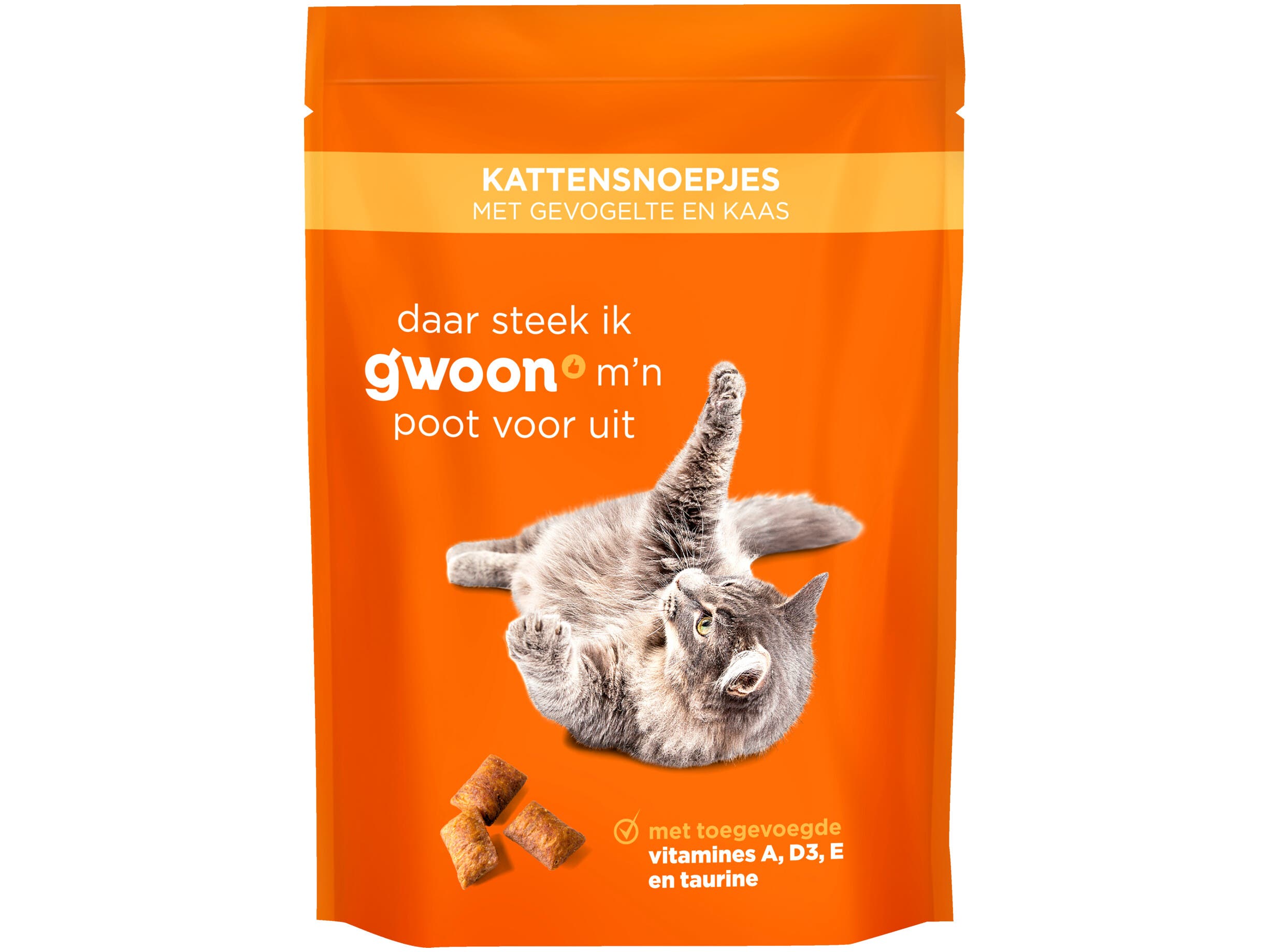 Kattensnoep kaas gevogelte