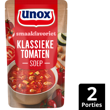 Unox Smaakfavoriet Soep In Zak Klassieke Tomaten 570 ml