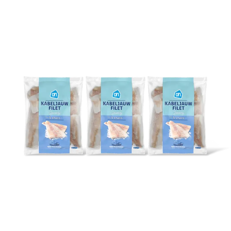 AH Kabeljauwfilet 3-pack
