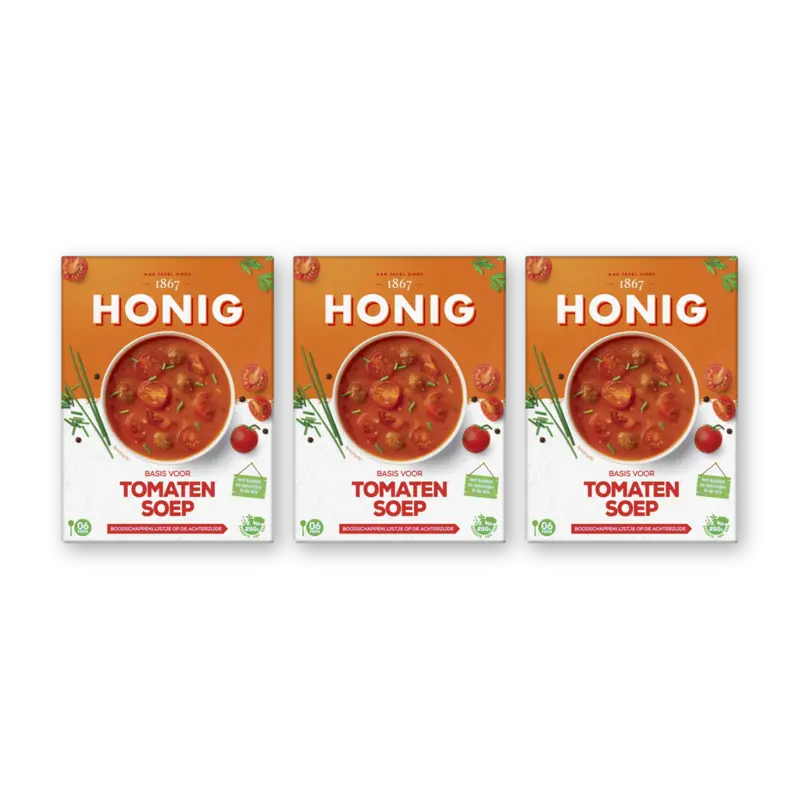 Honig Basis voor tomatensoep 3-pack