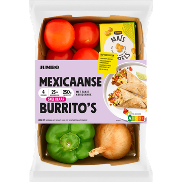 Jumbo Mexicaanse Burrito's Verspakket 4 Personen