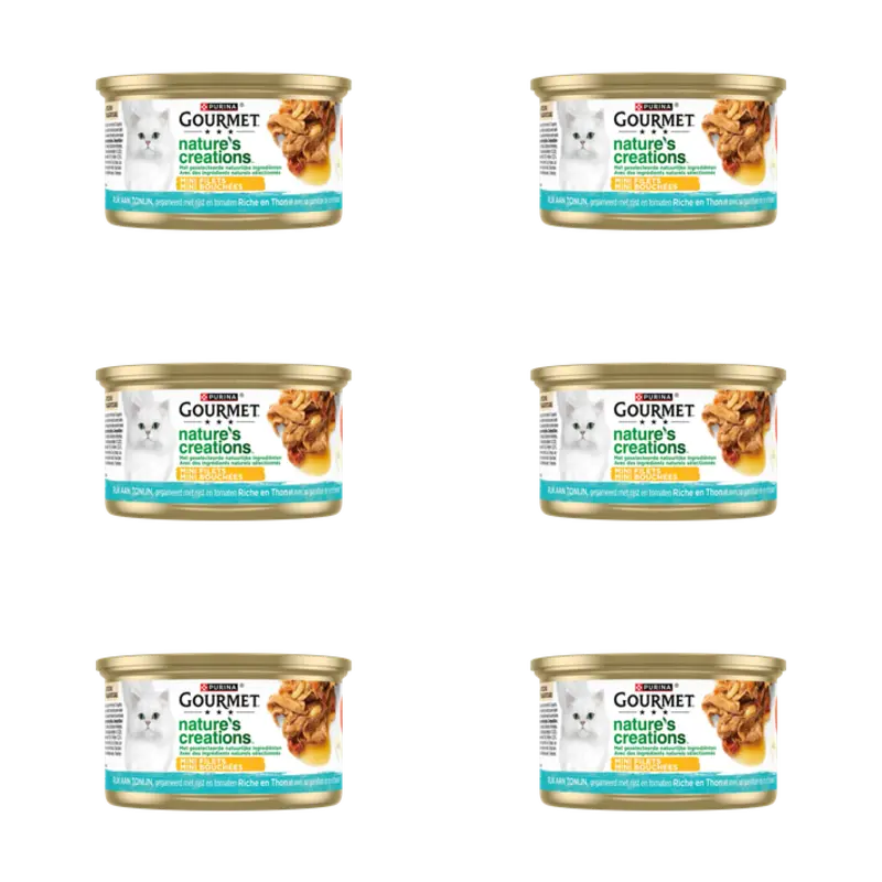 Gourmet Nature's creations tonijn 6-pack