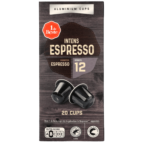 1 de Beste Koffiecups intens