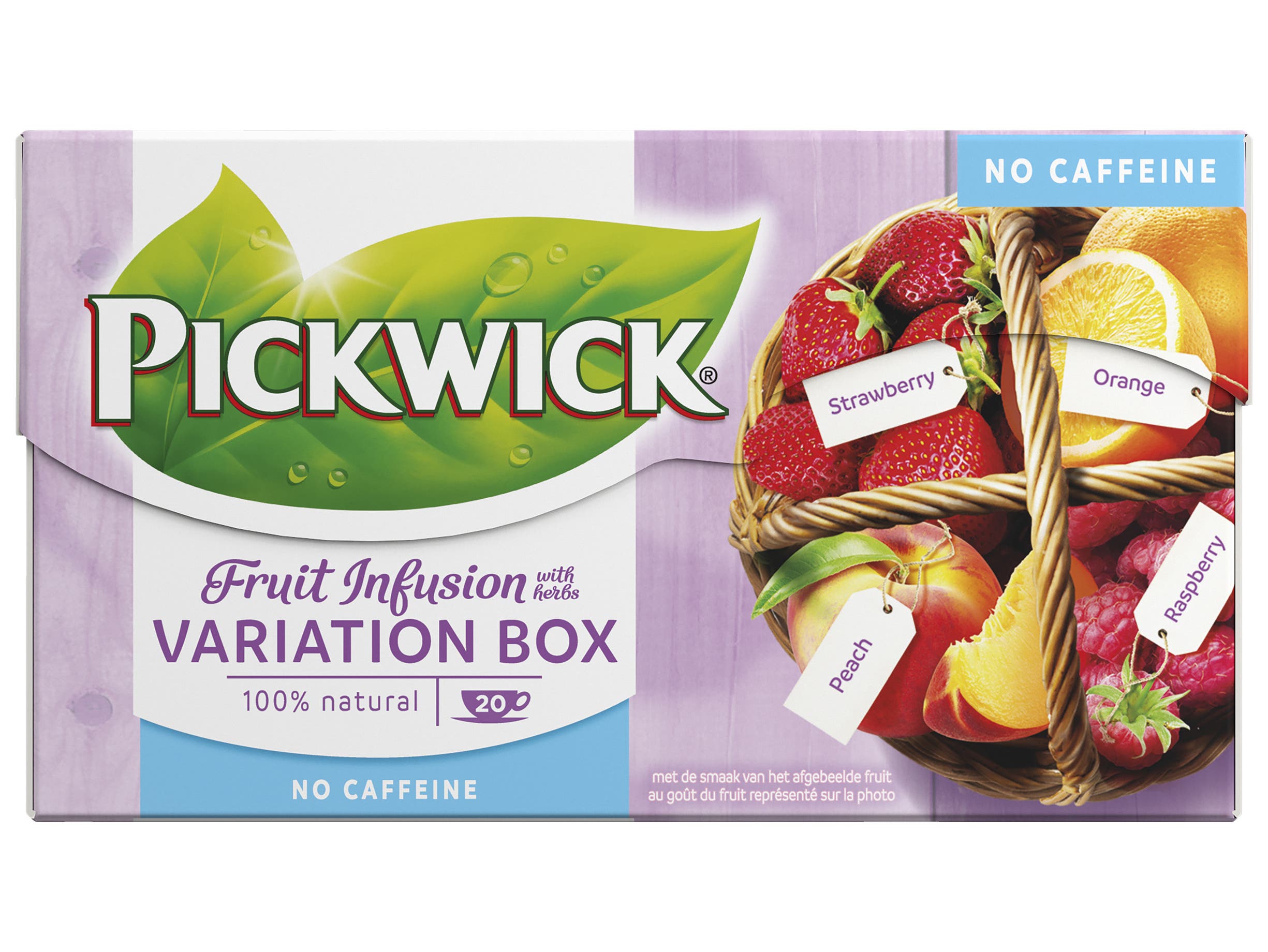Fruit infusion variatiebox paars fruit thee