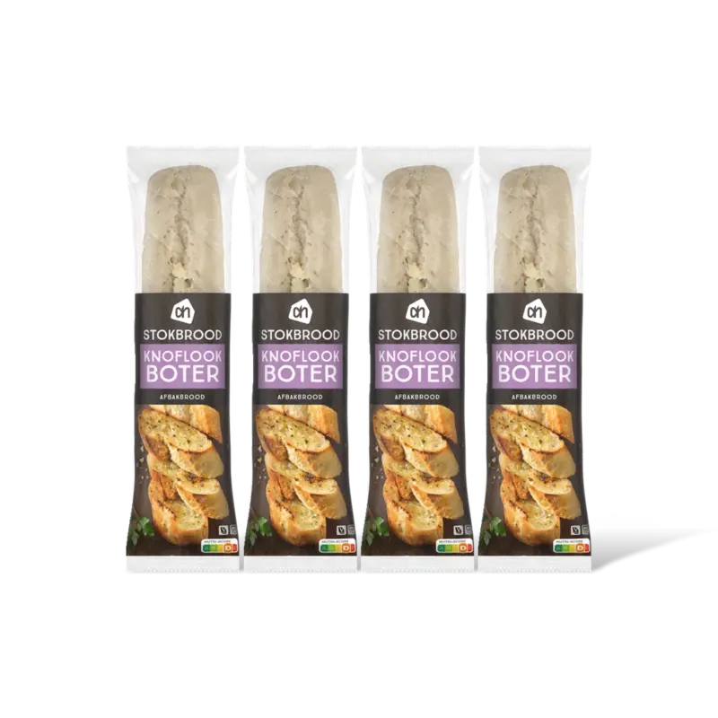 AH Stokbrood knoflookboter 4-pack